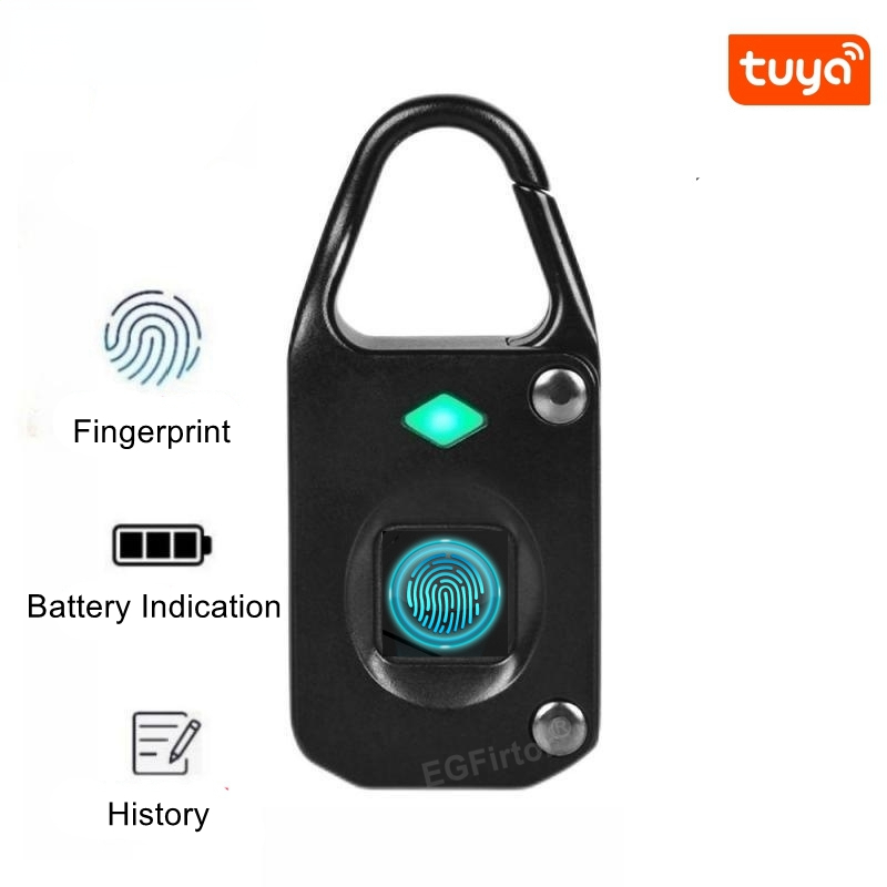 Travel Backpack Anti Theft - قفل ذكي صغير ببصمة الإصبع بلوتوث