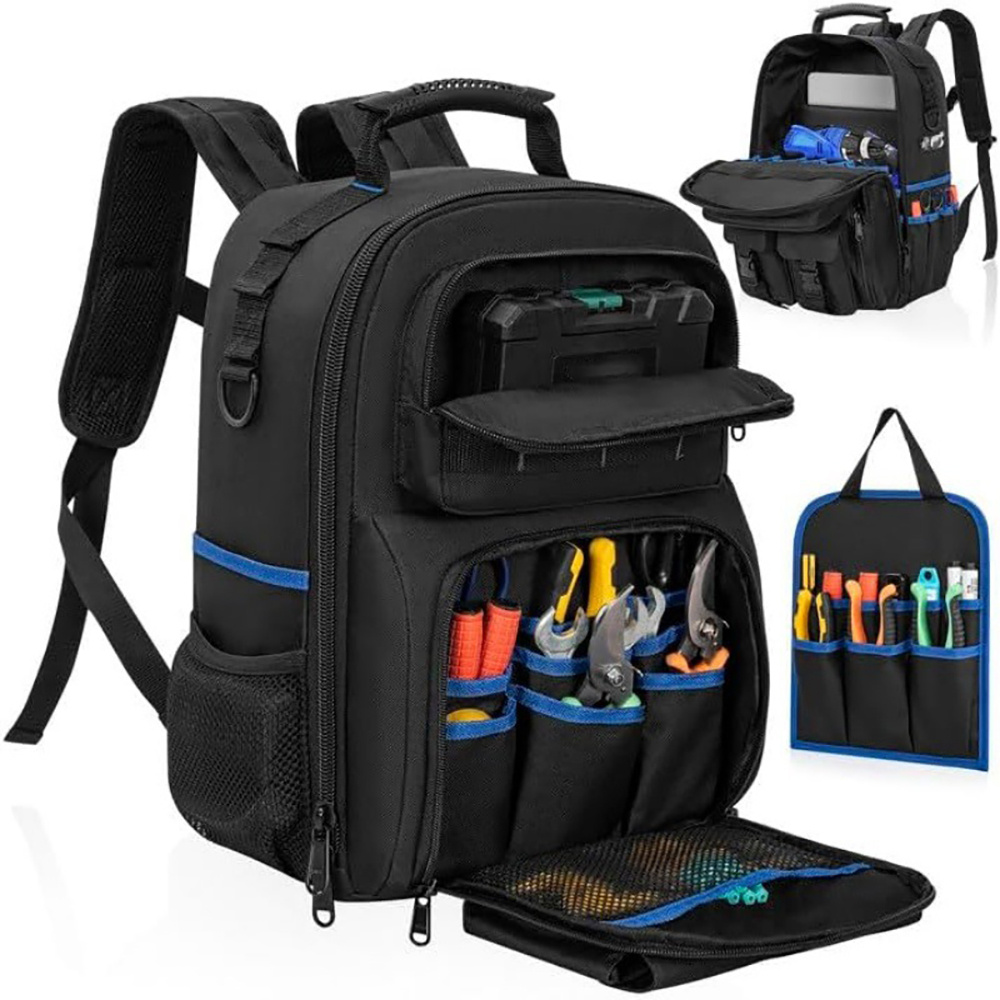 Backpack Insert Organizer - حقيبة ظهر متينة للأدوات مزودة بسحّابات