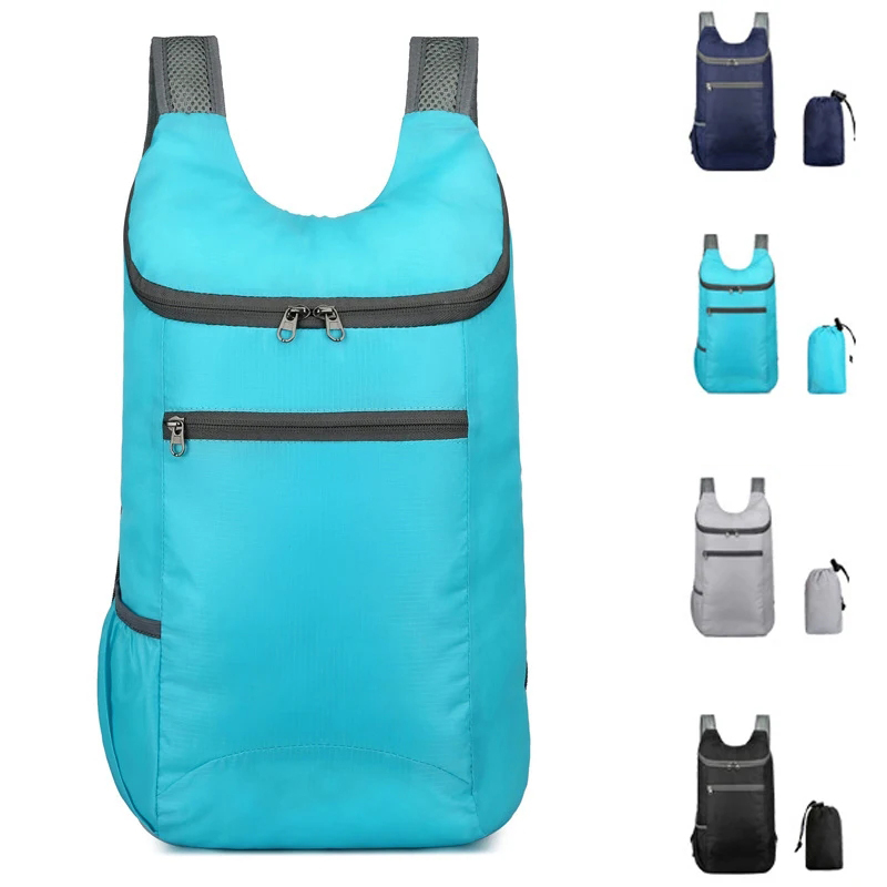 Foldable Backpack Small - حقيبة ظهر رياضية خارجية مقاومة للماء