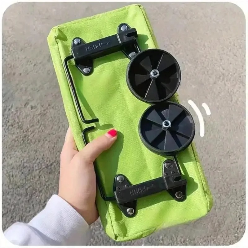 Foldable Backpack Small - عربة تسوق قابلة للطي ومحمولة بعجلات