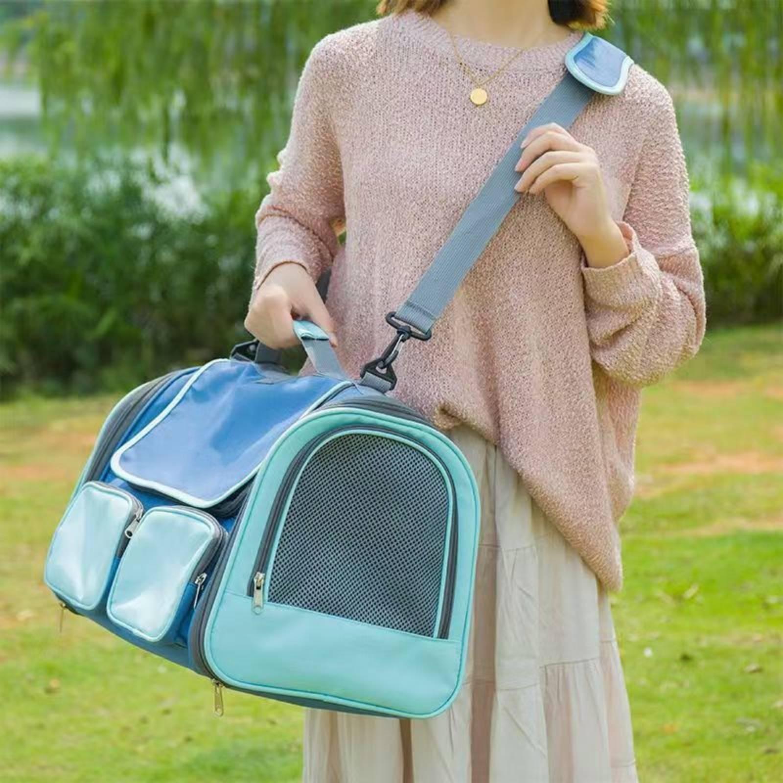 Foldable Backpack Small - حقيبة حمل كلاب قابلة للطي وذات