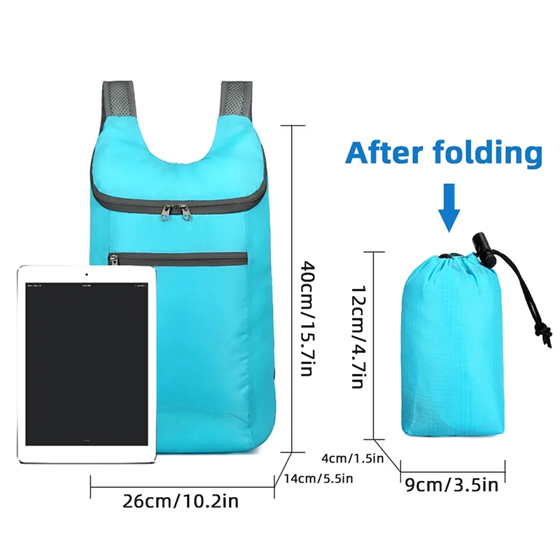 حقيبة ظهر رياضية خارجية مقاومة - مراجعة Foldable Backpack Small وسعره