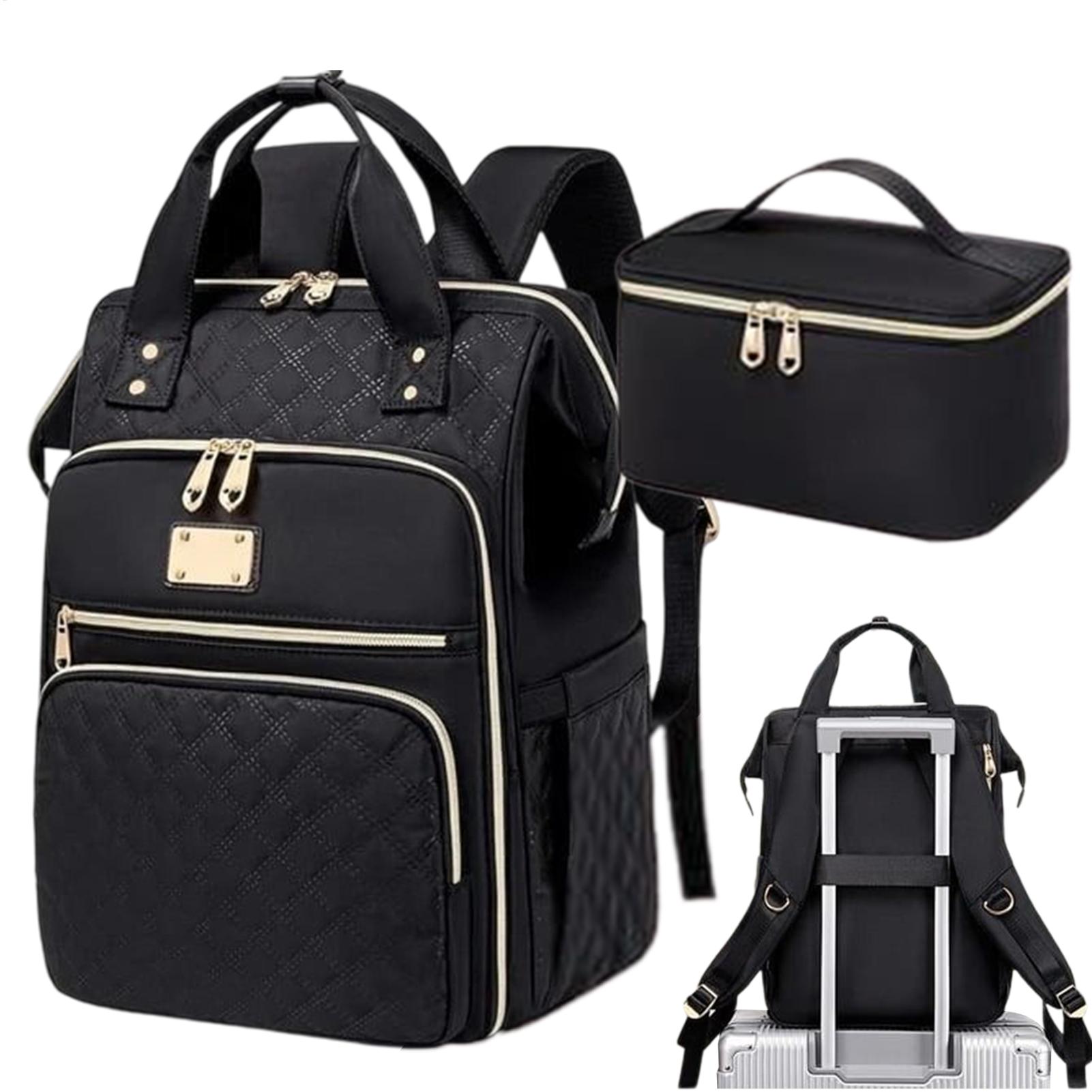 حقيبة ظهر للغداء 2 في 1 للعمل  - مراجعة Laptop Backpack 15.6 وسعره